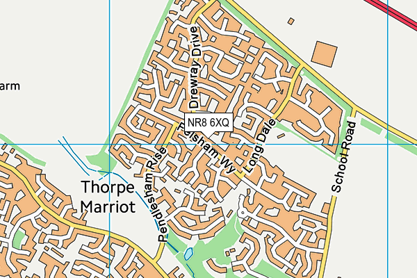 NR8 6XQ map - OS VectorMap District (Ordnance Survey) NR8 6XQ map - OS VectorMap District (Ordnance Survey)