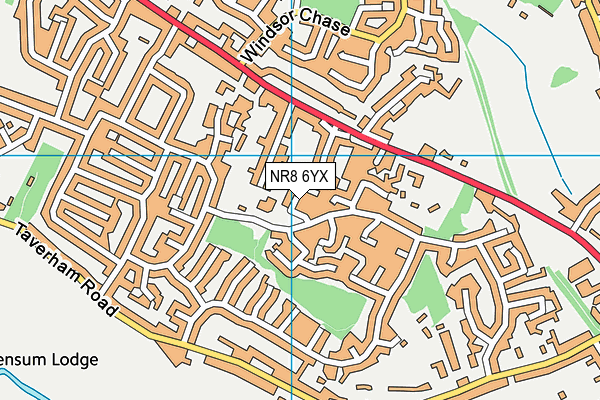 NR8 6YX map - OS VectorMap District (Ordnance Survey) NR8 6YX map - OS VectorMap District (Ordnance Survey)