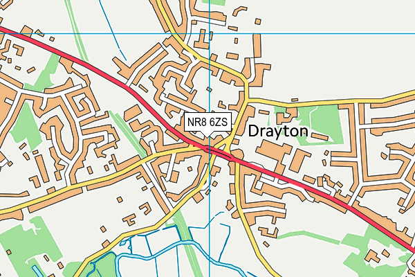 NR8 6ZS map - OS VectorMap District (Ordnance Survey) NR8 6ZS map - OS VectorMap District (Ordnance Survey)