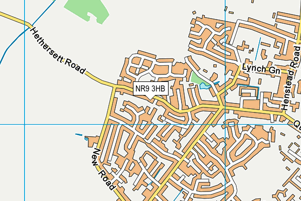 NR9 3HB map - OS VectorMap District (Ordnance Survey) NR9 3HB map - OS VectorMap District (Ordnance Survey)