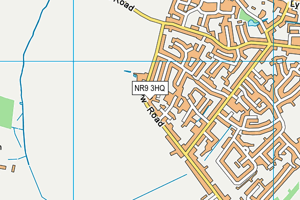 NR9 3HQ map - OS VectorMap District (Ordnance Survey) NR9 3HQ map - OS VectorMap District (Ordnance Survey)
