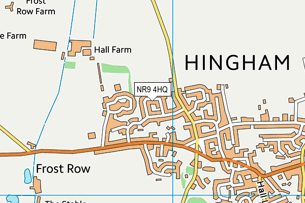 NR9 4HQ map - OS VectorMap District (Ordnance Survey) NR9 4HQ map - OS VectorMap District (Ordnance Survey)