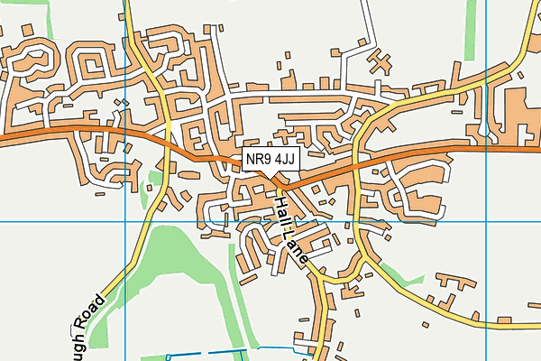 NR9 4JJ map - OS VectorMap District (Ordnance Survey) NR9 4JJ map - OS VectorMap District (Ordnance Survey)