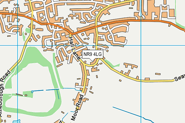 NR9 4LG map - OS VectorMap District (Ordnance Survey) NR9 4LG map - OS VectorMap District (Ordnance Survey)