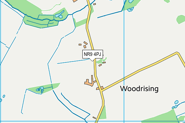 NR9 4PJ map - OS VectorMap District (Ordnance Survey) NR9 4PJ map - OS VectorMap District (Ordnance Survey)