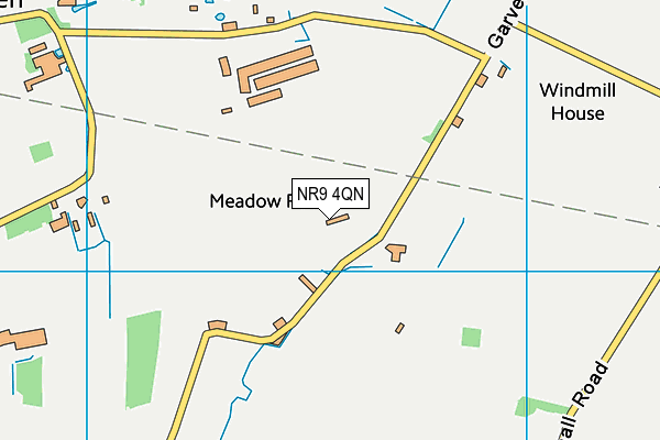 NR9 4QN map - OS VectorMap District (Ordnance Survey) NR9 4QN map - OS VectorMap District (Ordnance Survey)