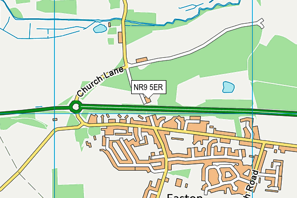 NR9 5ER map - OS VectorMap District (Ordnance Survey) NR9 5ER map - OS VectorMap District (Ordnance Survey)