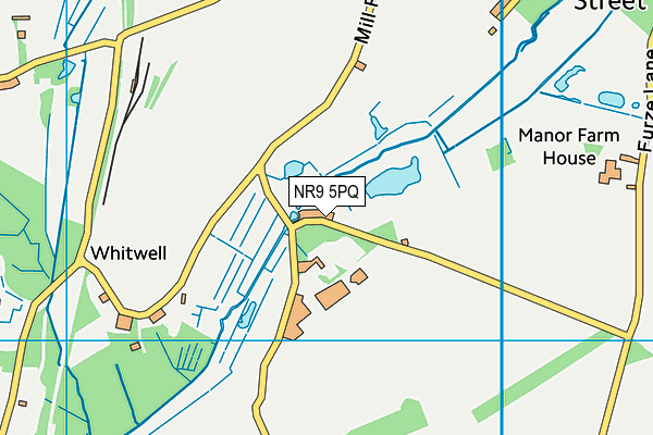 NR9 5PQ map - OS VectorMap District (Ordnance Survey) NR9 5PQ map - OS VectorMap District (Ordnance Survey)