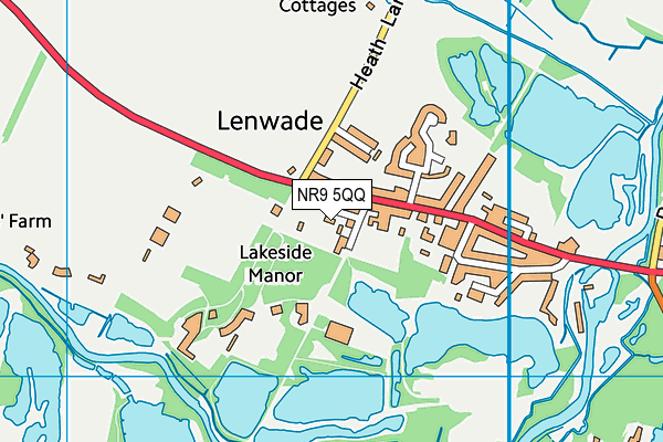 NR9 5QQ map - OS VectorMap District (Ordnance Survey) NR9 5QQ map - OS VectorMap District (Ordnance Survey)