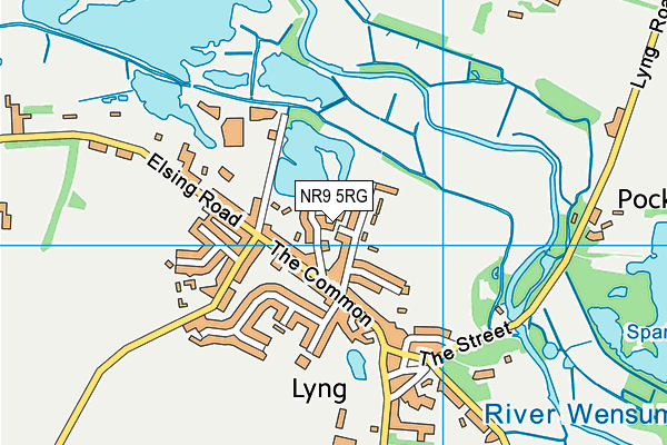 NR9 5RG map - OS VectorMap District (Ordnance Survey) NR9 5RG map - OS VectorMap District (Ordnance Survey)