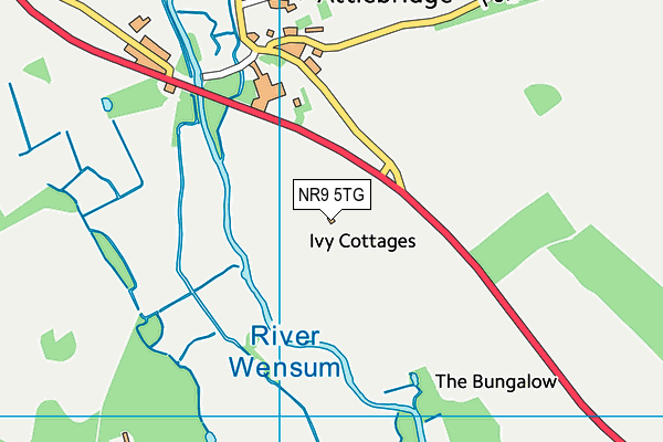 NR9 5TG map - OS VectorMap District (Ordnance Survey) NR9 5TG map - OS VectorMap District (Ordnance Survey)