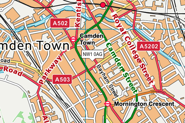 NW1 0AG map - OS VectorMap District (Ordnance Survey) NW1 0AG map - OS VectorMap District (Ordnance Survey)