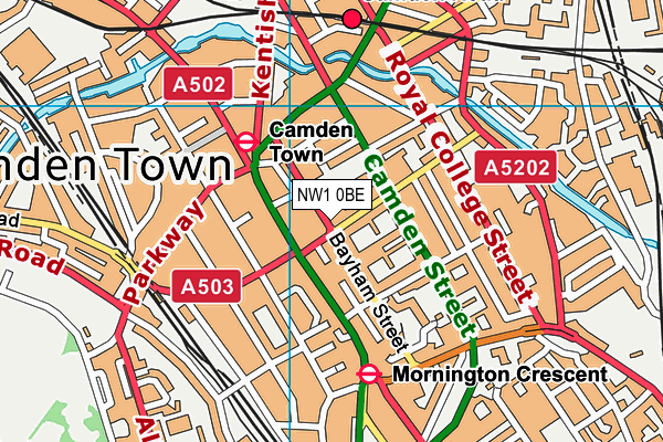 NW1 0BE map - OS VectorMap District (Ordnance Survey) NW1 0BE map - OS VectorMap District (Ordnance Survey)