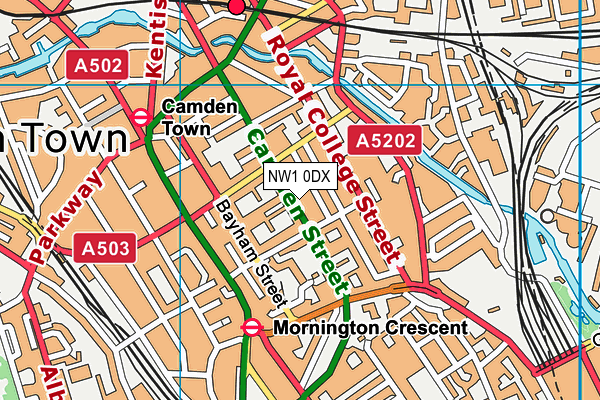 NW1 0DX map - OS VectorMap District (Ordnance Survey) NW1 0DX map - OS VectorMap District (Ordnance Survey)