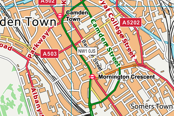 NW1 0JS map - OS VectorMap District (Ordnance Survey) NW1 0JS map - OS VectorMap District (Ordnance Survey)