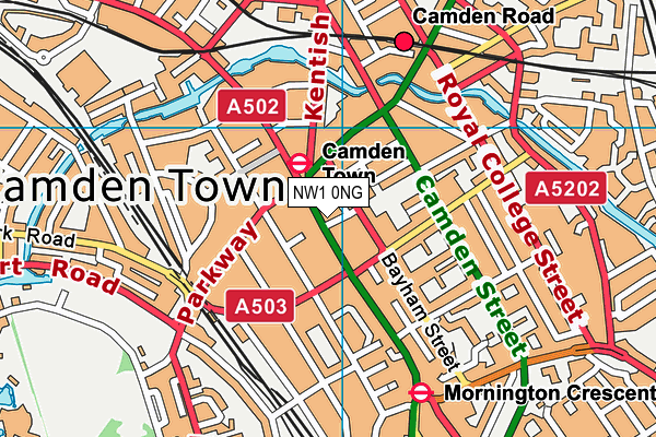 NW1 0NG map - OS VectorMap District (Ordnance Survey) NW1 0NG map - OS VectorMap District (Ordnance Survey)
