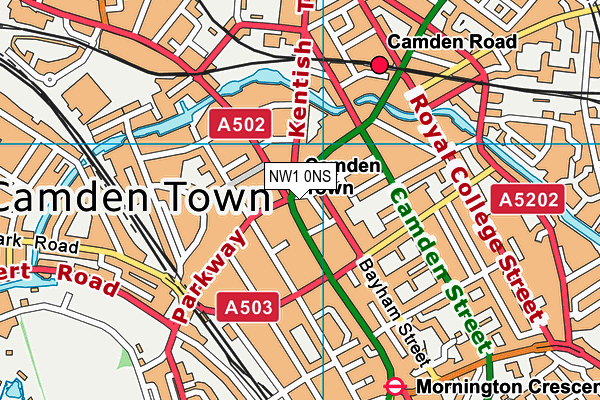 NW1 0NS map - OS VectorMap District (Ordnance Survey) NW1 0NS map - OS VectorMap District (Ordnance Survey)