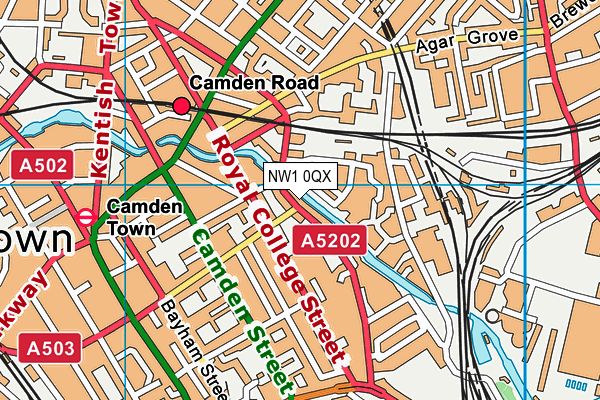 NW1 0QX map - OS VectorMap District (Ordnance Survey) NW1 0QX map - OS VectorMap District (Ordnance Survey)