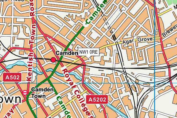 NW1 0RE map - OS VectorMap District (Ordnance Survey) NW1 0RE map - OS VectorMap District (Ordnance Survey)