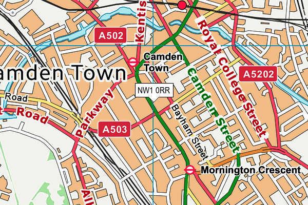 NW1 0RR map - OS VectorMap District (Ordnance Survey) NW1 0RR map - OS VectorMap District (Ordnance Survey)