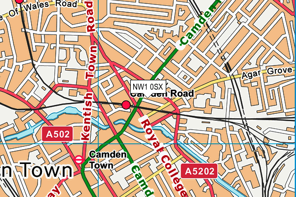 NW1 0SX map - OS VectorMap District (Ordnance Survey) NW1 0SX map - OS VectorMap District (Ordnance Survey)