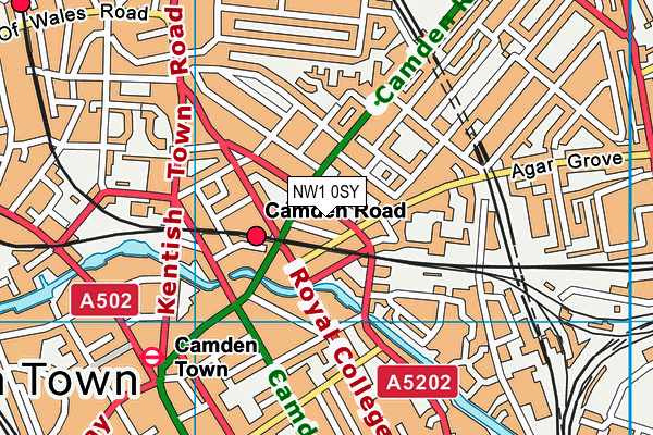 NW1 0SY map - OS VectorMap District (Ordnance Survey) NW1 0SY map - OS VectorMap District (Ordnance Survey)
