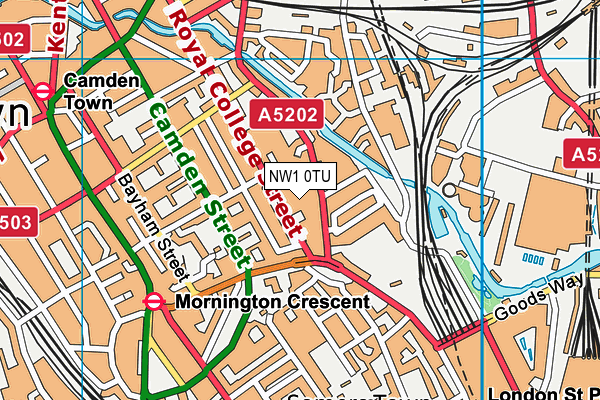 NW1 0TU map - OS VectorMap District (Ordnance Survey) NW1 0TU map - OS VectorMap District (Ordnance Survey)