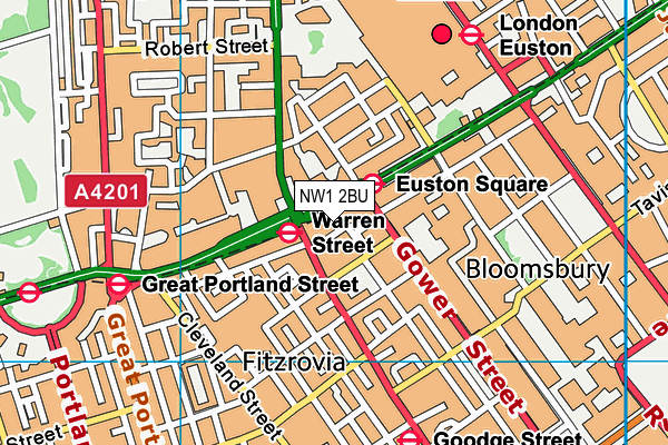 NW1 2BU map - OS VectorMap District (Ordnance Survey) NW1 2BU map - OS VectorMap District (Ordnance Survey)