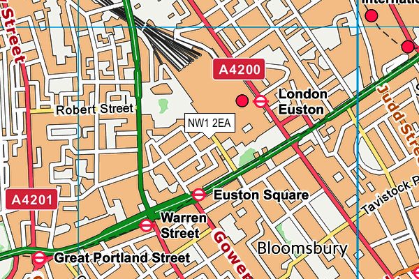 NW1 2EA map - OS VectorMap District (Ordnance Survey) NW1 2EA map - OS VectorMap District (Ordnance Survey)
