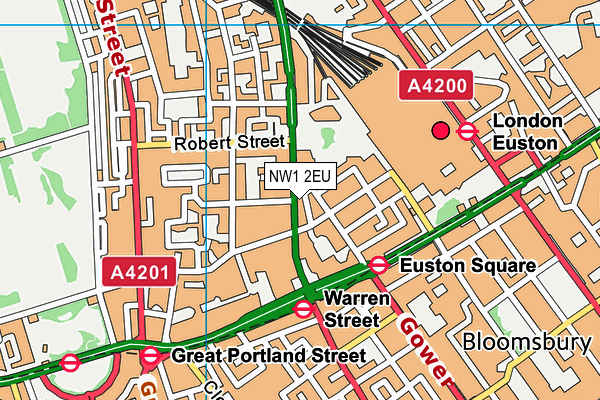 NW1 2EU map - OS VectorMap District (Ordnance Survey) NW1 2EU map - OS VectorMap District (Ordnance Survey)