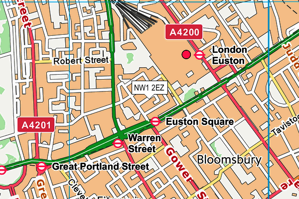 NW1 2EZ map - OS VectorMap District (Ordnance Survey) NW1 2EZ map - OS VectorMap District (Ordnance Survey)