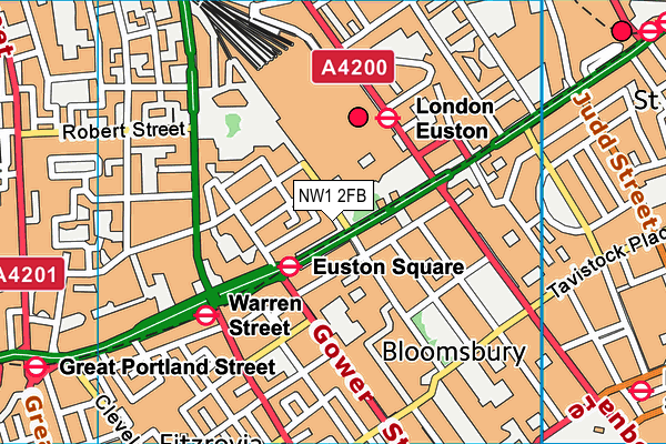 NW1 2FB map - OS VectorMap District (Ordnance Survey) NW1 2FB map - OS VectorMap District (Ordnance Survey)