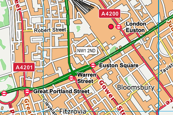 NW1 2ND map - OS VectorMap District (Ordnance Survey) NW1 2ND map - OS VectorMap District (Ordnance Survey)
