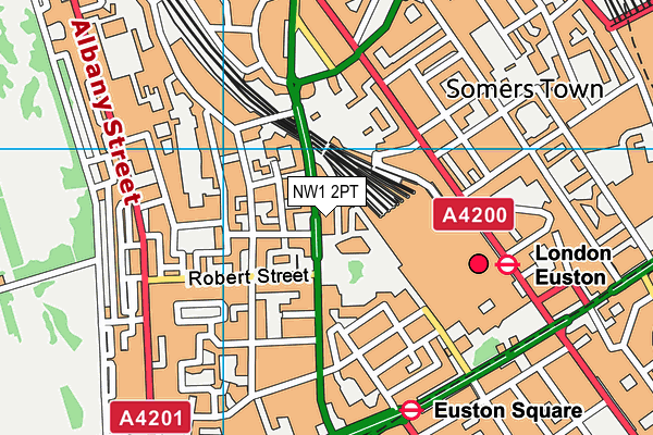 NW1 2PT map - OS VectorMap District (Ordnance Survey) NW1 2PT map - OS VectorMap District (Ordnance Survey)