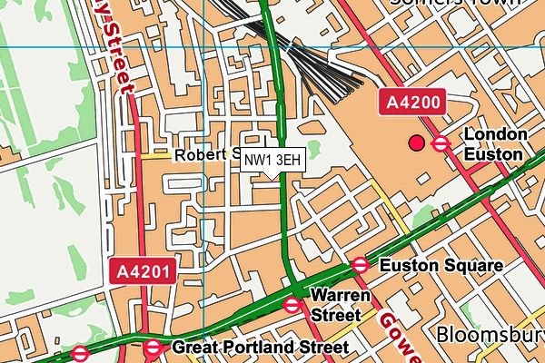 NW1 3EH map - OS VectorMap District (Ordnance Survey) NW1 3EH map - OS VectorMap District (Ordnance Survey)