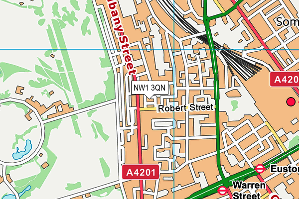 NW1 3QN map - OS VectorMap District (Ordnance Survey) NW1 3QN map - OS VectorMap District (Ordnance Survey)