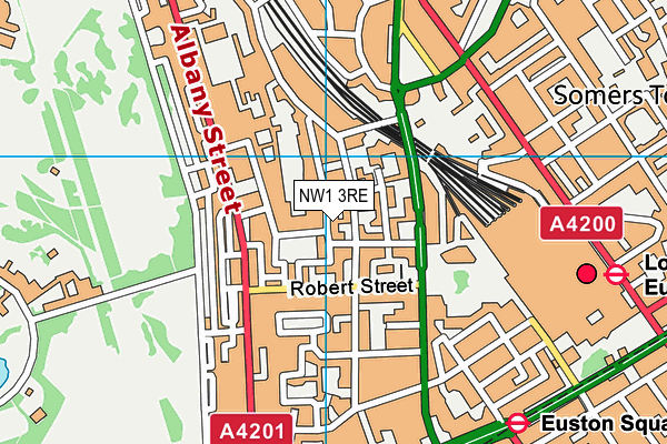NW1 3RE map - OS VectorMap District (Ordnance Survey) NW1 3RE map - OS VectorMap District (Ordnance Survey)