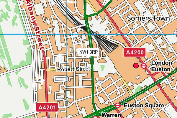 NW1 3RP map - OS VectorMap District (Ordnance Survey) NW1 3RP map - OS VectorMap District (Ordnance Survey)