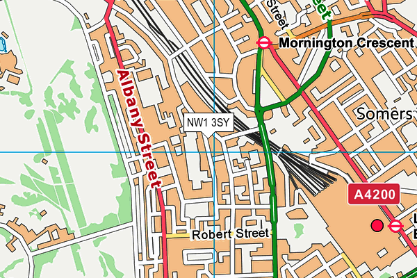 NW1 3SY map - OS VectorMap District (Ordnance Survey) NW1 3SY map - OS VectorMap District (Ordnance Survey)