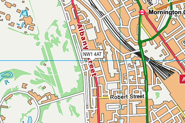 NW1 4AT map - OS VectorMap District (Ordnance Survey) NW1 4AT map - OS VectorMap District (Ordnance Survey)