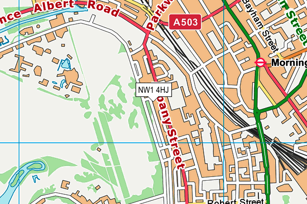 NW1 4HJ map - OS VectorMap District (Ordnance Survey) NW1 4HJ map - OS VectorMap District (Ordnance Survey)