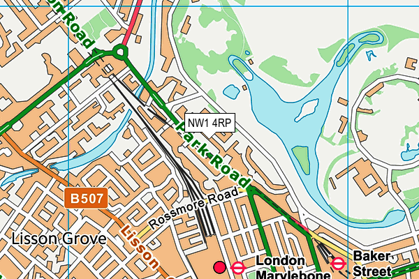 NW1 4RP map - OS VectorMap District (Ordnance Survey) NW1 4RP map - OS VectorMap District (Ordnance Survey)