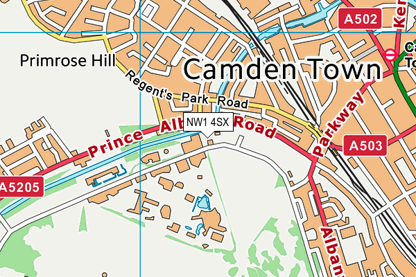 NW1 4SX map - OS VectorMap District (Ordnance Survey) NW1 4SX map - OS VectorMap District (Ordnance Survey)