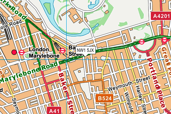 NW1 5JX map - OS VectorMap District (Ordnance Survey) NW1 5JX map - OS VectorMap District (Ordnance Survey)