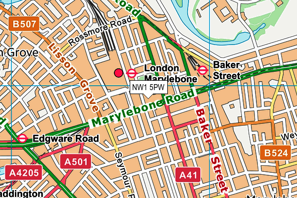 NW1 5PW map - OS VectorMap District (Ordnance Survey) NW1 5PW map - OS VectorMap District (Ordnance Survey)