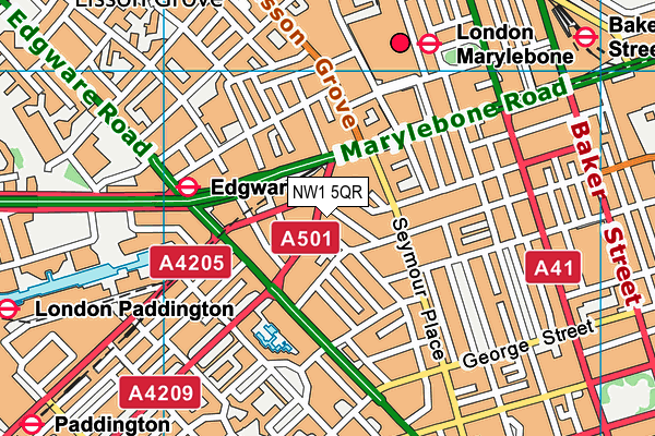 NW1 5QR map - OS VectorMap District (Ordnance Survey) NW1 5QR map - OS VectorMap District (Ordnance Survey)