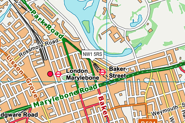 NW1 5RS map - OS VectorMap District (Ordnance Survey) NW1 5RS map - OS VectorMap District (Ordnance Survey)