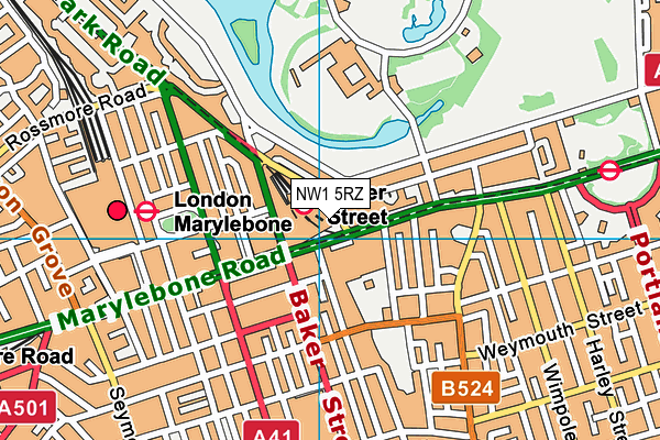 NW1 5RZ map - OS VectorMap District (Ordnance Survey) NW1 5RZ map - OS VectorMap District (Ordnance Survey)