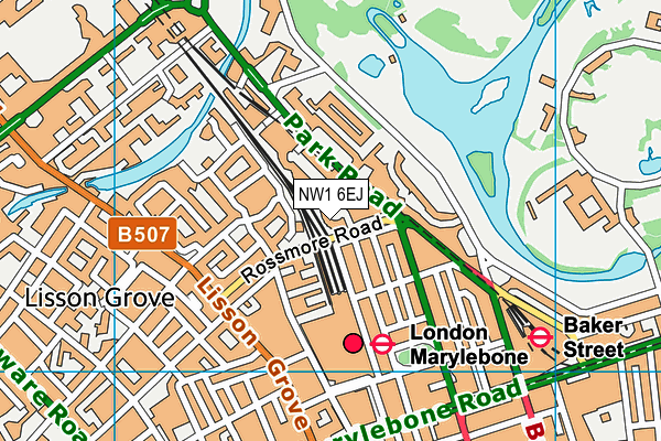 NW1 6EJ map - OS VectorMap District (Ordnance Survey) NW1 6EJ map - OS VectorMap District (Ordnance Survey)