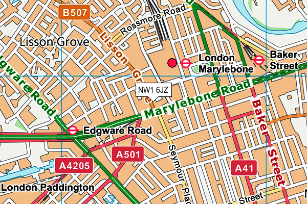 NW1 6JZ map - OS VectorMap District (Ordnance Survey) NW1 6JZ map - OS VectorMap District (Ordnance Survey)